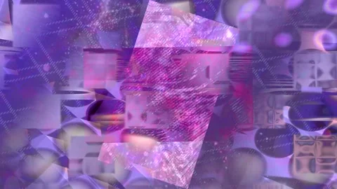 Abstract Dynamic Geometric Motion Stock Footage 341979398