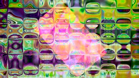 Abstract Dynamic Geometric Motion Vídeo Stock 341981280