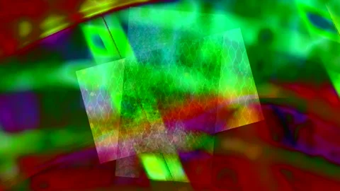 Abstract Dynamic Geometric Motion 库存影片 341989457