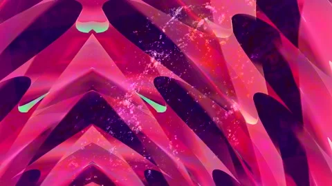 Abstract Dynamic Geometric Motion 库存影片 341996867