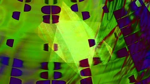 Abstract Dynamic Geometric Motion 库存影片 342016885