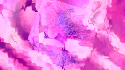 Abstract Dynamic Geometric Motion 库存影片 342020083