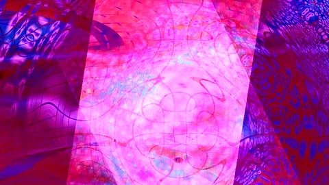 Abstract Dynamic Geometric Motion 库存影片 342021726