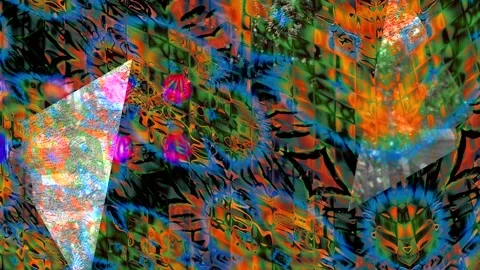 Abstract Dynamic Geometric Motion 库存影片 342024433