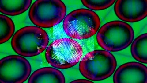 Abstract Dynamic Geometric Motion 库存影片 342025036