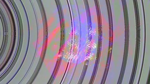 Abstract Dynamic Geometric Motion Stock Footage 342028375