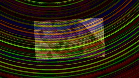 Abstract Dynamic Geometric Motion 库存影片 342037645