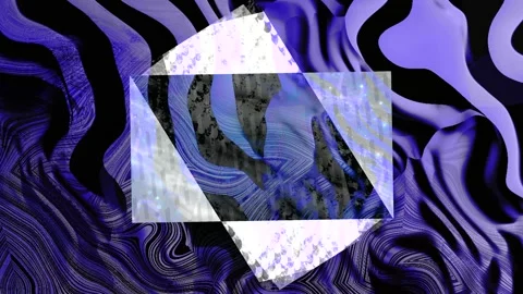 Abstract Dynamic Geometric Motion 库存影片 342043154