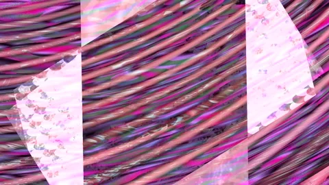 Abstract Dynamic Geometric Motion 库存影片 342048670
