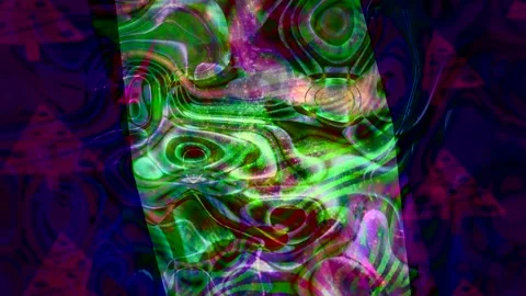 Abstract Dynamic Geometric Motion Vídeo Stock 342071147