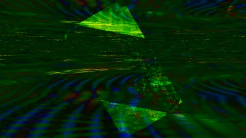 Abstract Dynamic Geometric Motion 库存影片 342073939