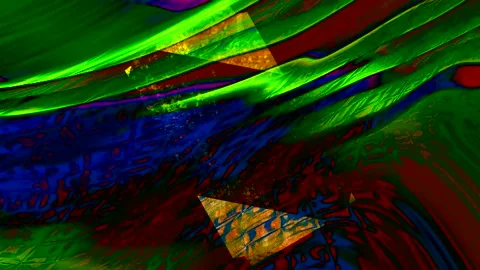 Abstract Dynamic Geometric Motion Stock Footage 342086717