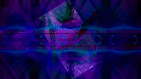 Abstract Dynamic Geometric Motion 库存影片 342099797