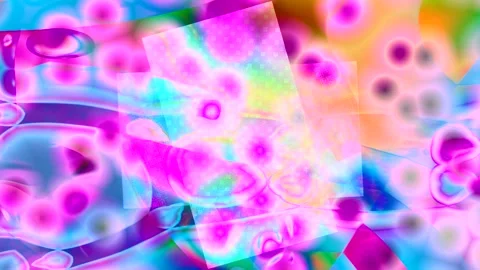 Abstract Dynamic Geometric Motion Vídeo Stock 342150562