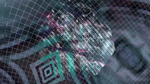 Abstract Dynamic Geometric Motion Vidéo 342159558