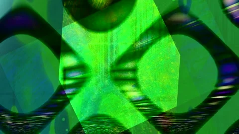 Abstract Dynamic Geometric Motion Vídeo Stock 342160649