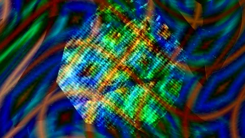 Abstract Dynamic Geometric Motion 库存影片 342165804