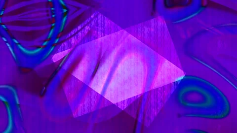 Abstract Dynamic Geometric Motion Vidéo 342167068