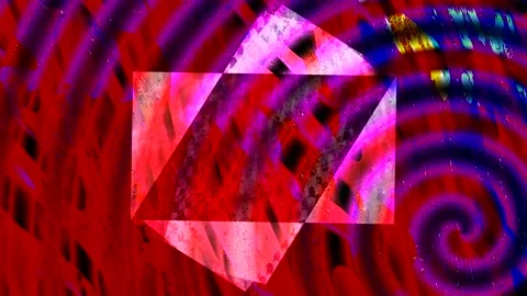 Abstract Dynamic Geometric Motion Stock Footage 342167613