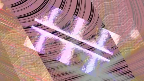 Abstract Dynamic Geometric Motion 库存影片 342175070