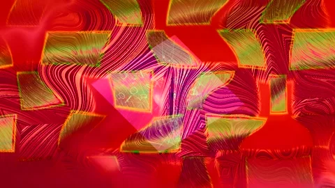 Abstract Dynamic Geometric Motion Vídeo Stock 342175576