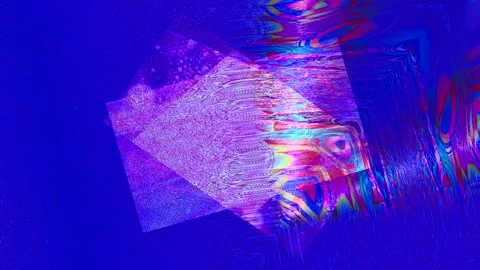 Abstract Dynamic Geometric Motion Vídeo Stock 342181122