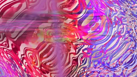 Abstract Dynamic Geometric Motion 库存影片 342182190