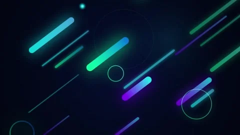 Abstract dynamic geometric shapes moving diagonally in creative modern back.. Stock Footage 346989016