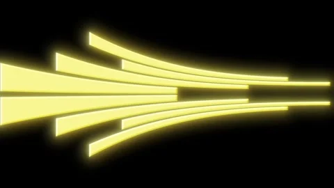 Abstract dynamic glowing digital lines Stock Footage 345814273