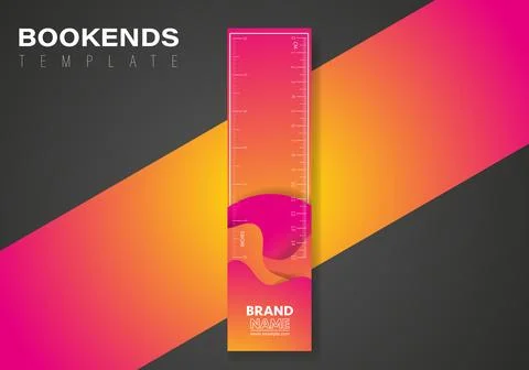 Abstract dynamic gradient graphic elements in modern style. Purple and orange Stock Illustration