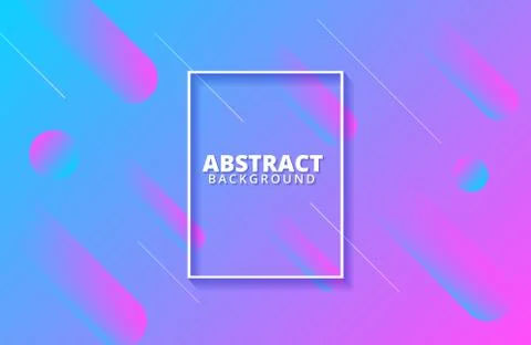 Abstract dynamic gradient shapes background. Background template Stock Illustration
