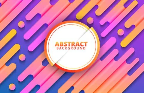 Abstract dynamic gradient shapes background. Background template Stock Illustration