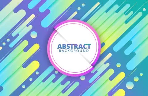 Abstract dynamic gradient shapes background. Background template Stock Illustration
