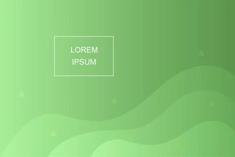 Abstract dynamic green background with liquid shapes. Vector illustration. Stock Illustration