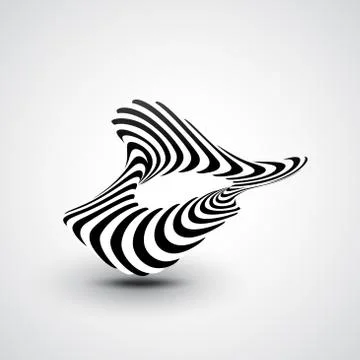 Abstract dynamic illustration Stock Illustration