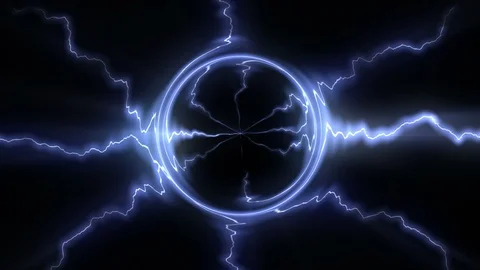Abstract Dynamic Light Structures 库存影片 111910680