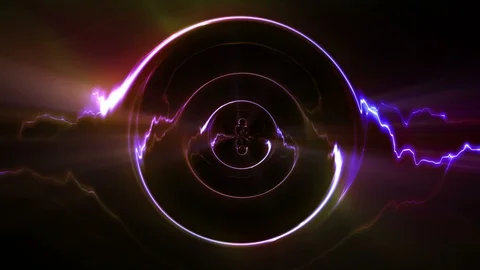 Abstract Dynamic Light Structures 動画素材 111992248