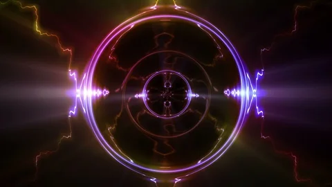 Abstract Dynamic Light Structures 動画素材 111993258