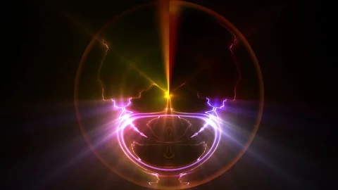 Abstract Dynamic Light Structures 動画素材 111993563