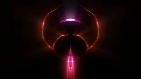 Abstract Dynamic Light Structures Video stock 111994110