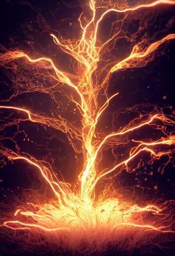 Abstract dynamic lighting pattern Stock Illustration