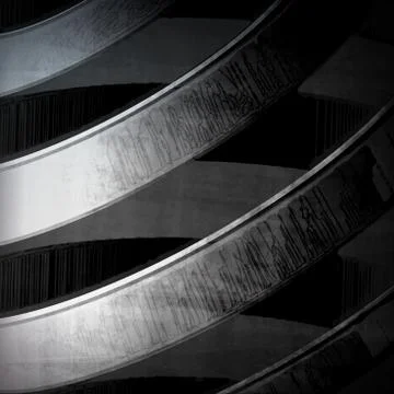 Abstract dynamic metal Illustrazione stock