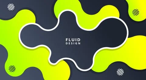 Abstract Dynamic Modern Fluid Liquid gradient background template 스톡 일러스트