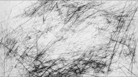 Abstract dynamic motion of black sketch lines on white background Stock Footage 315158108