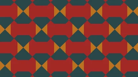 Abstract dynamic pattern with multicolor geometric shapes Stock Footage 188081861