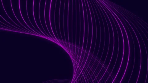 Abstract dynamic pink vortex, fractal frame, glowing particle waves. Vídeos de archivo 288468910