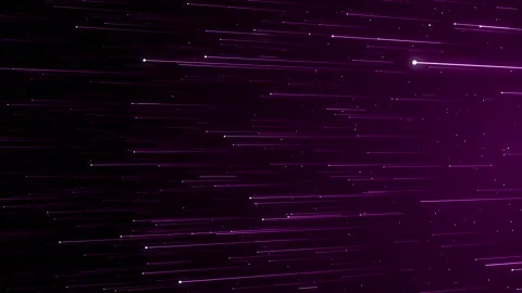 Abstract dynamic purple particle trails streaming quickly across dark backg.. Stock Footage 327625416