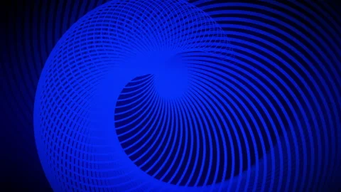 Abstract dynamic radial backdrop. Geometric shapes. Blue spiral 스톡 동영상 141277698