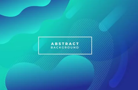 Abstract dynamic shapes background. Dynamic gradient shapes composition Stock Illustration