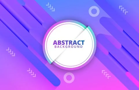 Abstract dynamic shapes background. Dynamic gradient shapes composition Stock Illustration